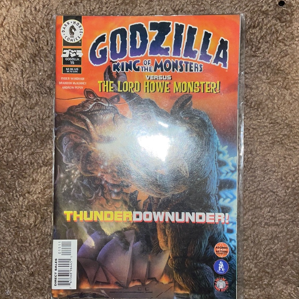 comic books from Dark Horse comics , Godzilla series there is 9 total